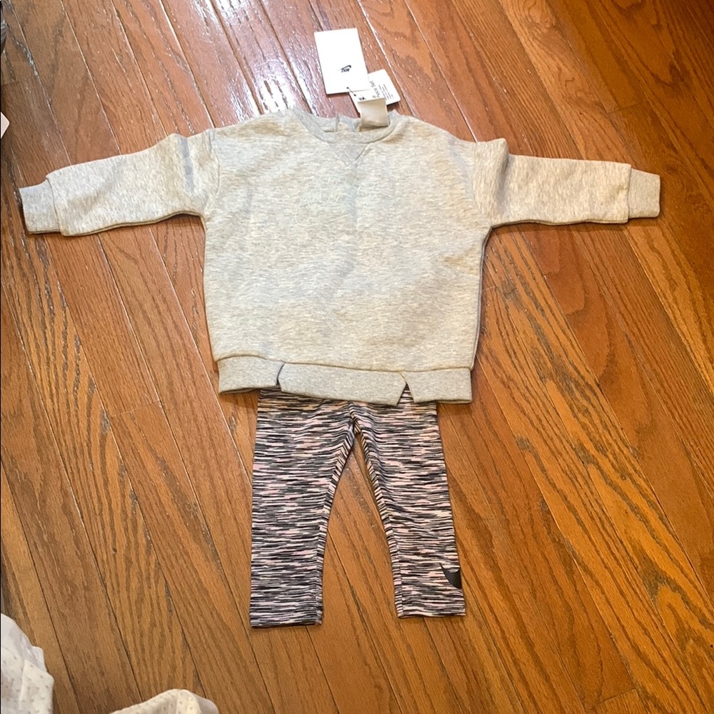 Gray and Patterned Kids Leggings